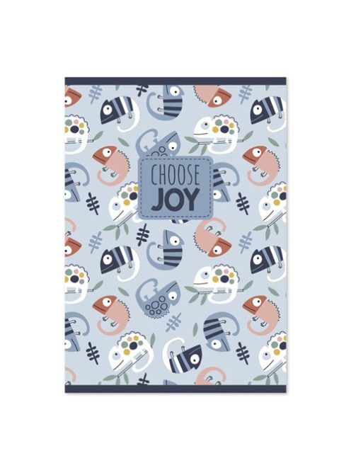 PD School Füzet pd kisalakú 42 lapos kockás Choose Joy