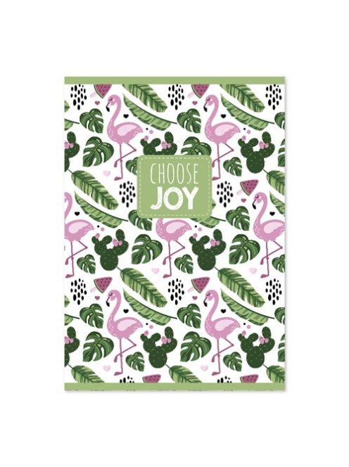 PD School Füzet pd kisalakú 42 lapos kockás Choose Joy