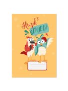 Pd School Füzet pd kisalakú 16-32 vonalas Monsters 2023