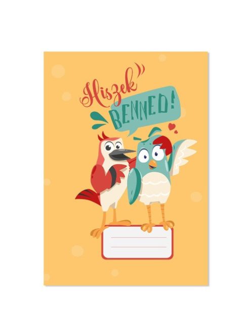 Pd School Füzet pd kisalakú 16-32 vonalas Monsters 2023