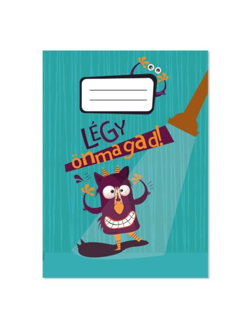 Pd School Füzet pd kisalakú 16-32 vonalas Monsters 2023