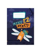 Pd School Füzet pd kisalakú 16-32 vonalas Monsters 2023