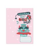 PD School Füzet pd nagyalakú kockás Monsters 2023