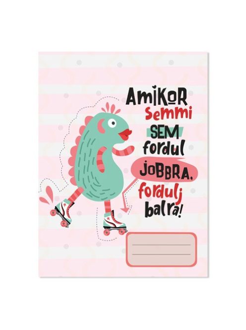 PD School Füzet pd nagyalakú sima Monsters 2023