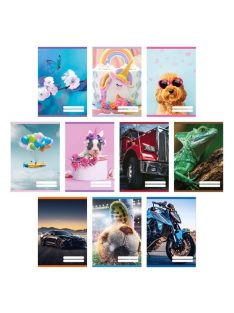   PD School Füzet pd kisalakú 27-32 kockás School United 2023