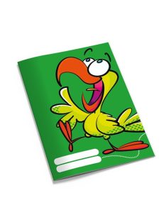   Pd School Füzet pd kisalakú 12-32 vonalas Tengernyi tudás papagáj