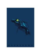 Pigna Füzet Pigna Monocromo Blue A/4 tűzött 38 lapos kockás