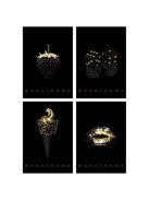 Pigna Füzet Pigna Monocromo Gold A/4 tűzött 38 lapos kockás