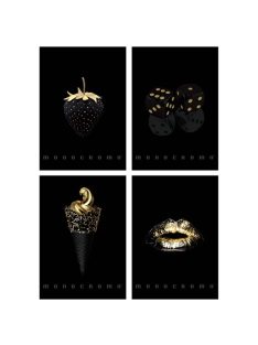   Pigna Füzet Pigna Monocromo Gold A/4 tűzött 38 lapos kockás