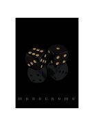 Pigna Füzet Pigna Monocromo Gold A/4 tűzött 38 lapos kockás