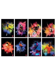   Pigna Füzet Pigna Ready For Sport A/4 tűzött 42 lapos kockás