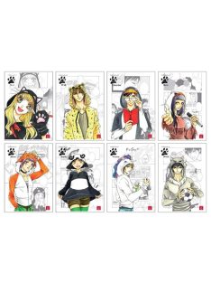   Pigna Füzet Pigna Animal Spirit A/4 tűzött 42 lapos kockás