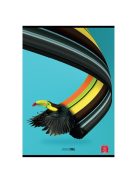 Pigna Füzet Pigna Animal Trail A/4 tűzött 50 lapos vonalas