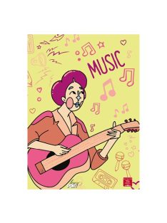 Pigna Füzet Pigna Leny Pony A/4 tűzött 38 lapos kockás