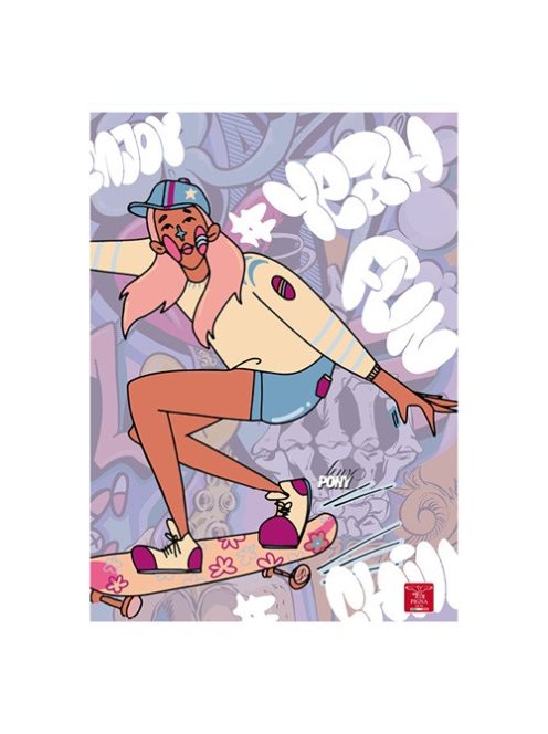 Pigna Füzet Pigna Leny Pony A/4 tűzött 38 lapos kockás