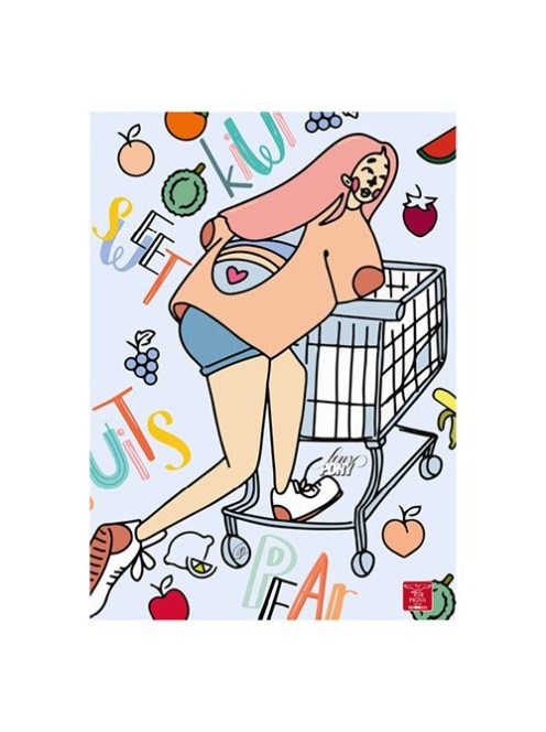 Pigna Füzet Pigna Leny Pony A/4 tűzött 38 lapos kockás