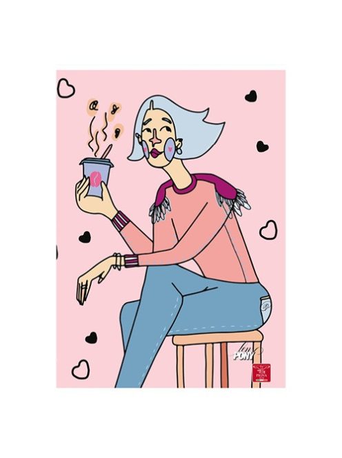 Pigna Füzet Pigna Leny Pony A/4 tűzött 38 lapos kockás