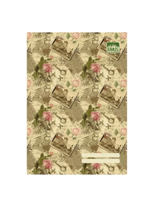 PD Grass Füzet Grass A/4 sima 5féle minta vegyesen