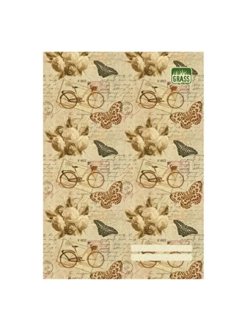 PD Grass Füzet Grass A/4 sima 5féle minta vegyesen