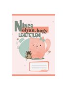 Pd School Füzet pd kisalakú 20-32 sima Monsters 2024