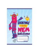 Pd School Füzet pd kisalakú 20-32 sima Monsters 2024