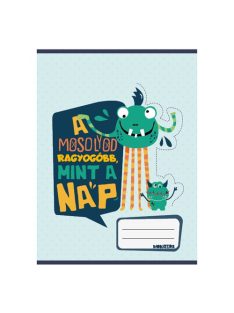 PD School Füzet pd nagyalakú kockás Monsters 2024
