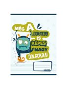 PD School Füzet pd nagyalakú kockás Monsters 2024
