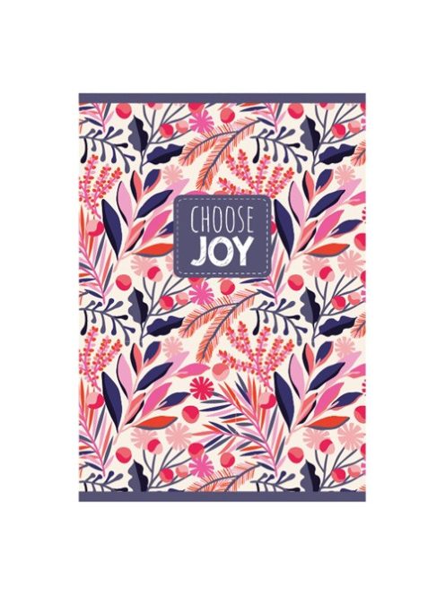 PD School Füzet pd kisalakú 32 lapos kockás Choose Joy 2024