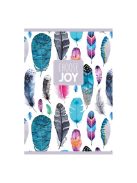 PD School Füzet pd kisalakú 32 lapos kockás Choose Joy 2024