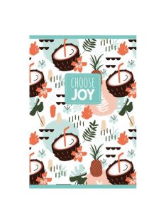 PD School Füzet pd kisalakú 32 lapos sima Choose Joy 2024