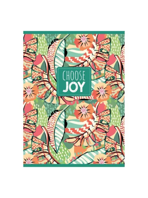 PD School Füzet pd nagyalakú 40 lapos kockás Choose Joy