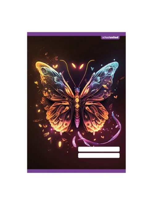 PD School Füzet pd kisalakú 21-32 vonalas School United 2024