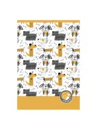 PD School Füzet pd kisalakú 32 lapos kockás Animals