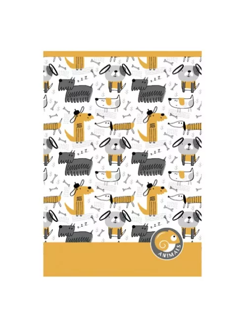 PD School Füzet pd kisalakú 32 lapos kockás Animals