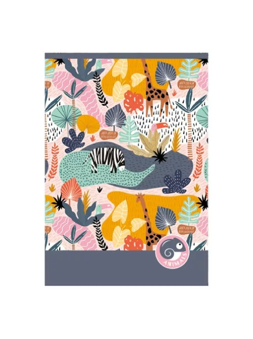 PD School Füzet pd kisalakú 32 lapos sima Animals