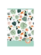 PD School Füzet pd kisalakú 32 lapos sima Animals