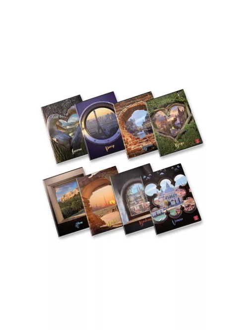 Pigna Füzet Pigna Special view A/4 tűzött 42 lapos vonalas margós