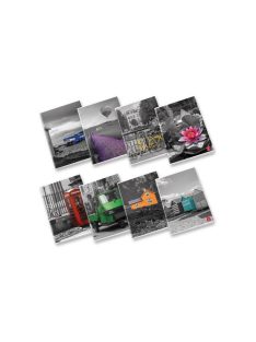   Pigna Füzet Pigna A Touch of color A/4 tűzött 42 lapos kockás margós