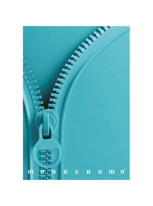 Pigna Füzet Pigna Monocromo Zip A/4 tűzött 38lapos kockás margós