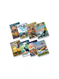   Pigna Füzet Pigna Dream sport, Sport Myths A/4 tűzött 42 lapos vonalas