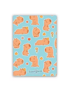   Forever Young Füzet Forever Young A/5 vonalas tűzött Capybara