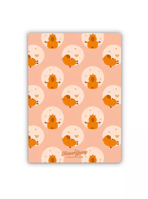 Forever Young Füzet Forever Young A/4 vonalas tűzött Capybara