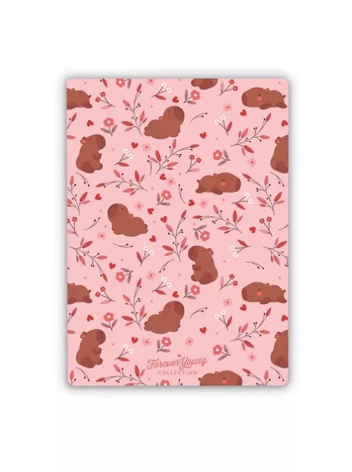 Forever Young Füzet Forever Young A/4 vonalas tűzött Capybara