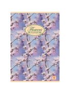 Pigna Füzet Pigna Nature Flowers A/4 tűzött 42 lapos vonalas