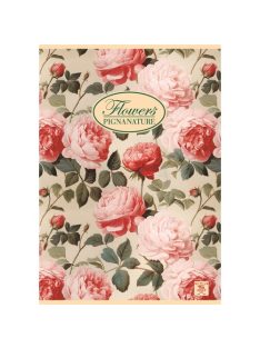   Pigna Füzet Pigna Nature Flowers A/5 tűzött 42 lapos vonalas