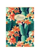 Pigna Füzet Pigna Nature Flowers A/5 tűzött 42 lapos vonalas