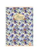 Pigna Füzet Pigna Nature Flowers A/5 tűzött 42 lapos vonalas