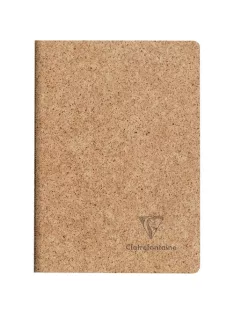   Clairefontaine Füzet Clairefontaine Jeans & Cocoa A/6 48 lapos, vonalas, varrott gerinccel, Cocoa