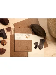   Clairefontaine Füzet Clairefontaine Jeans & Cocoa A/6 48 lapos, vonalas, varrott gerinccel, Cocoa