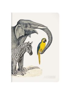   Clairefontaine Füzet Clairefontaine Deyrolle Animalis A/4 48 lapos, vonalas, margós, puha fedeles, vegyes